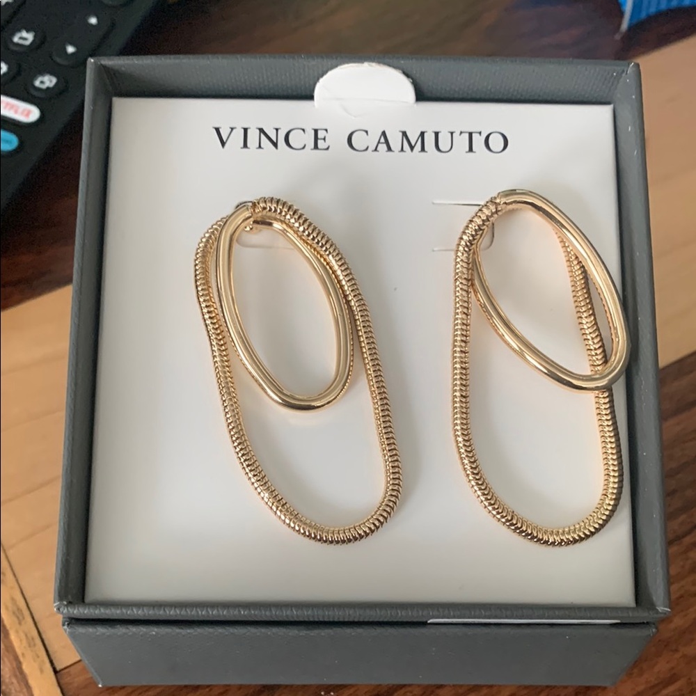 Vince Camuto Gold-Tone Hoop Earrings